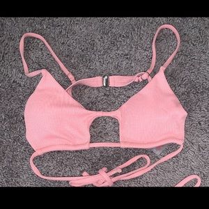 pink bikini set